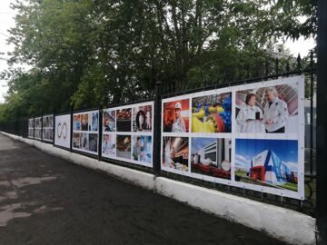 баннеры с монтажом на хомуты